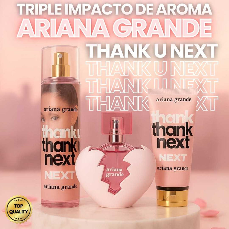 SET THANK U NEXT | CREMA, SPLASH & PERFUME