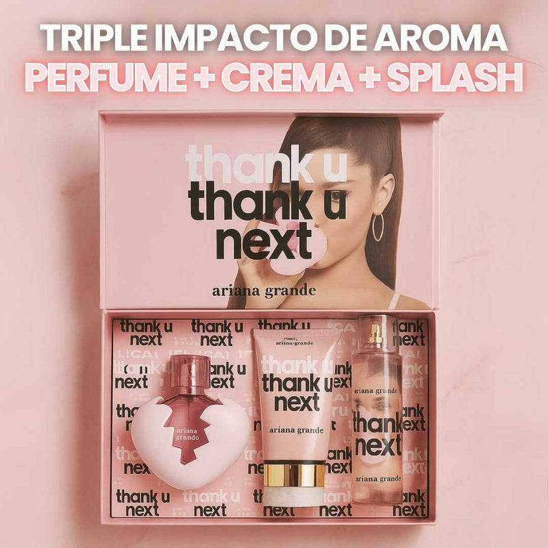 SET THANK U NEXT | CREMA, SPLASH & PERFUME